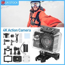 4K 170° Sport Go Pro Action Camera Ultra HD 20MP WiFi Waterproof Remote Control