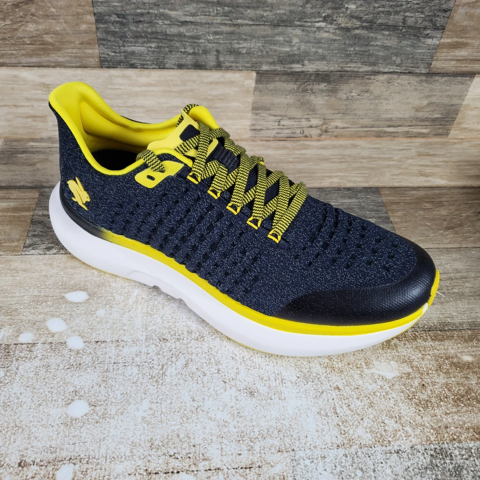 Rabbit Dream Chaser Mens Shoes Sz 10.5 Blasing Yellow Lace Up Round Toe Sneakers