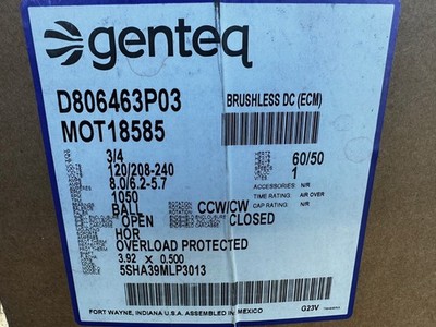 Trane MOT 18585 3/4HP Genteq Variable Speed Motor