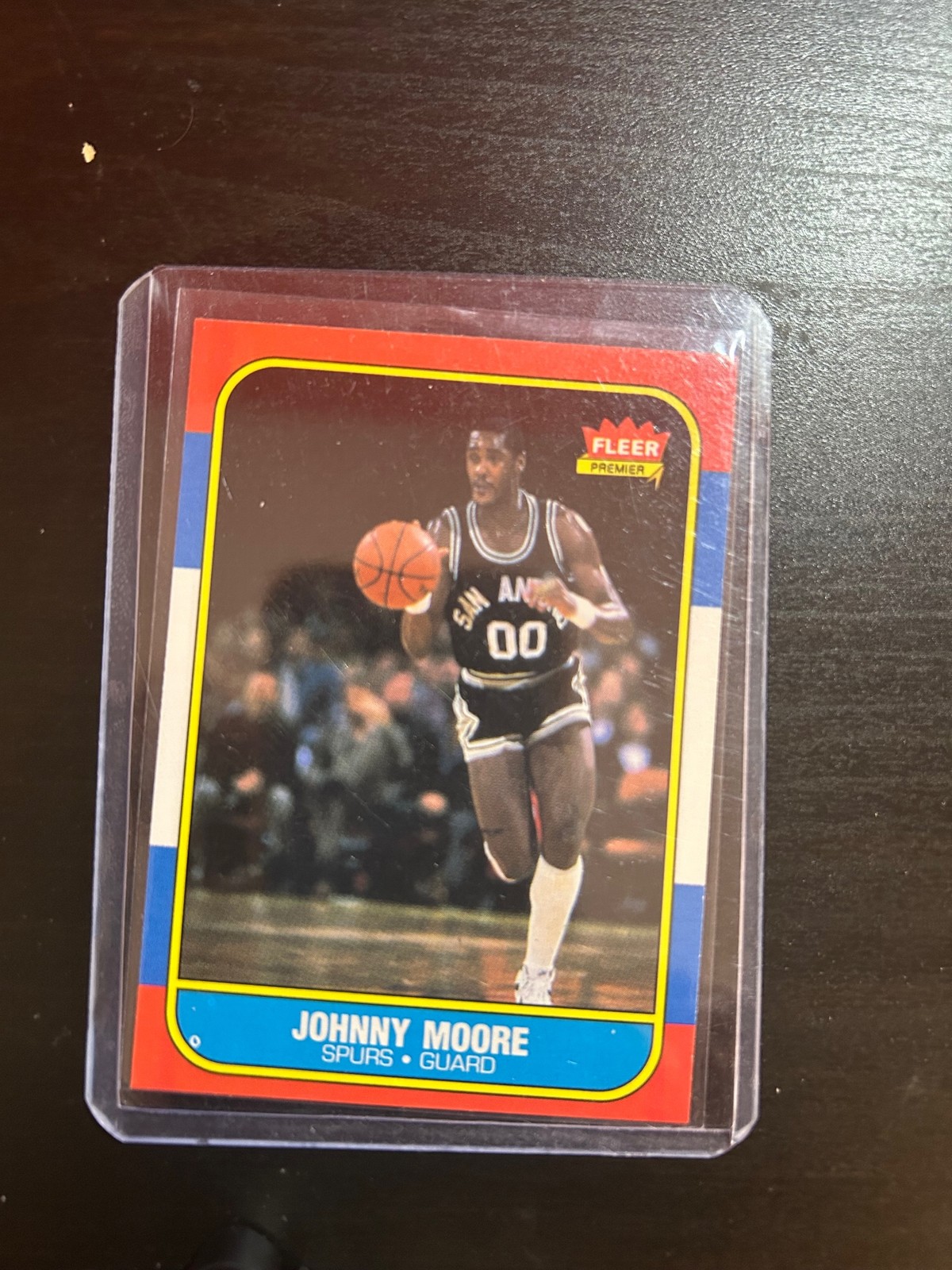 1986-87 Fleer #76 Johnny Moore Spurs
