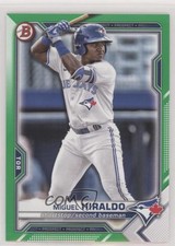 2021 Bowman Draft Green /99 Miguel Hiraldo #BD-98 0c6