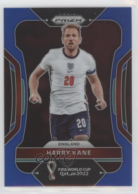 2022 Panini Prizm World Cup Qatar Blue Prizm 194/299 Harry Kane #86 7m3