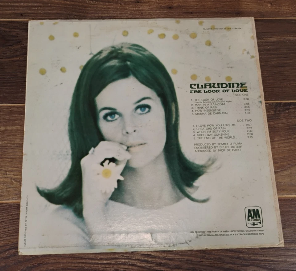 Claudine Longet The Look of Love 1967 A&M SP4129 Vintage Vinyl Record Foto 2 de 4