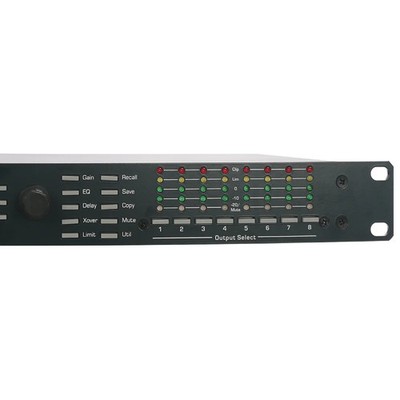 Digital DSP Speaker Processor with 4 Inputs/8 Outputs for Live Sound Systems