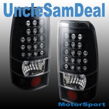 For Chevy Silverado Sierra Clear Lens Black Led Tail Lights Pair Direct Fit For Chevy Silverado Sierra Clear Lens Black Led Tail Lights Pair Direct Fit