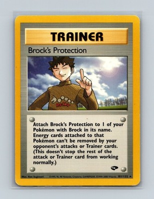 Brock's Protection Unlimited Rare Gym Challenge 101/132 LP