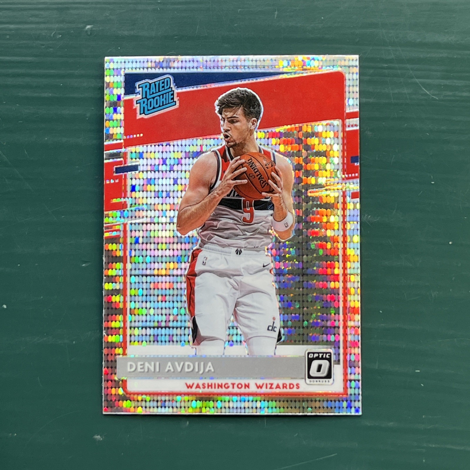 DENI AVDIJA 2020-21 Panini Optic Pulsar Prizm Rated Rookie RC #159 Wizards