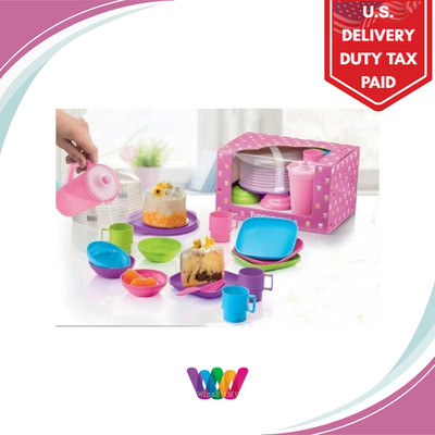 TUPPERWARE Limited Edition Mini Cooks Collection Kid Picnic Set With Gift Box