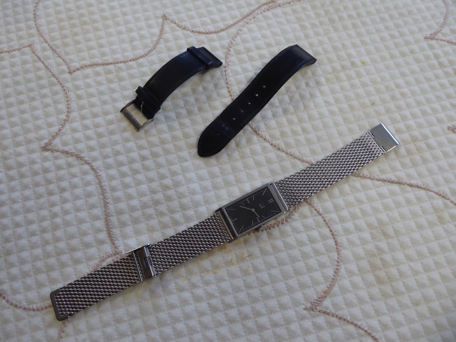 Dunhill Wafer Rectangular  Quartz Watch, Original… - image 2