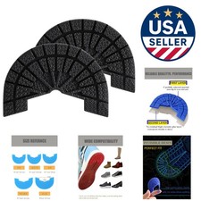 Sole Protector Pads for Sneakers - Anti-Slip, Upgraded Self-Adhesive Design