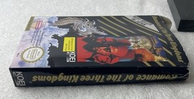 Romance of the Three Kingdoms (Nintendo NES, 1989) Box/Game Only-SEE PICS-Tested