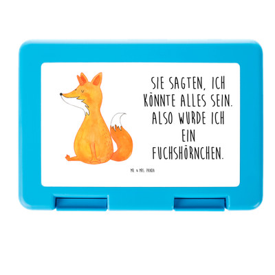Bentobox Einhorn Fuchs - Geschenk Füchse Snackbox Lunchbox Einhörner Unicorns