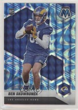 2021 Panini Mosaic Rookies Reactive Blue Mosaic Prizm Ben Skowronek #399 0o6v