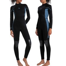 Wetsuit for Women, 3mm Wetsuits Fullbody Back Zip Wet Suits Keep Warm in Cold...