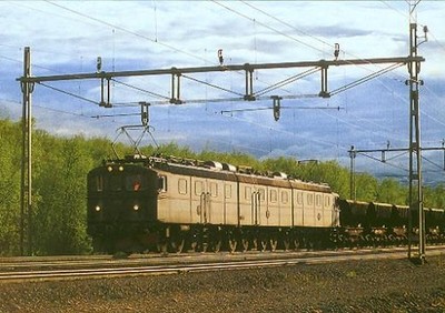 AK · Elektro-Lok BR Dm3 - SJ - Stordalen - 1987  (03.10)
