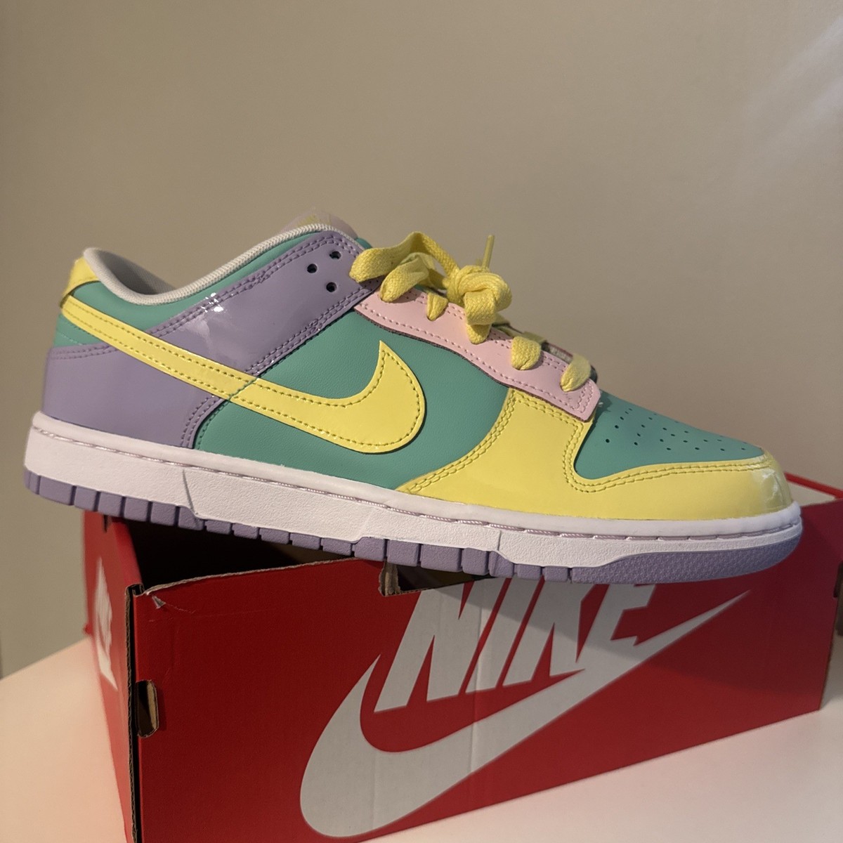 NEW Nike Dunk Low Retro Easter Pastel Yellow Mint IQ9404 349 Men Size 8.5 Nike Men main image 2