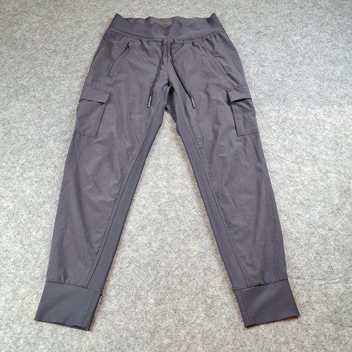 Athleta Pants Womens 4 Gray Cargo Sutton Jogger Stretch Athletic Casual Pull On