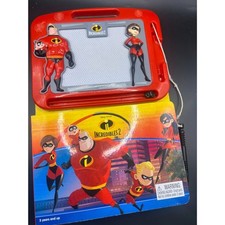 2018 Disney Pixar Incredibles 2 Storybook  Magnetic Drawing Kit  sold as it is  