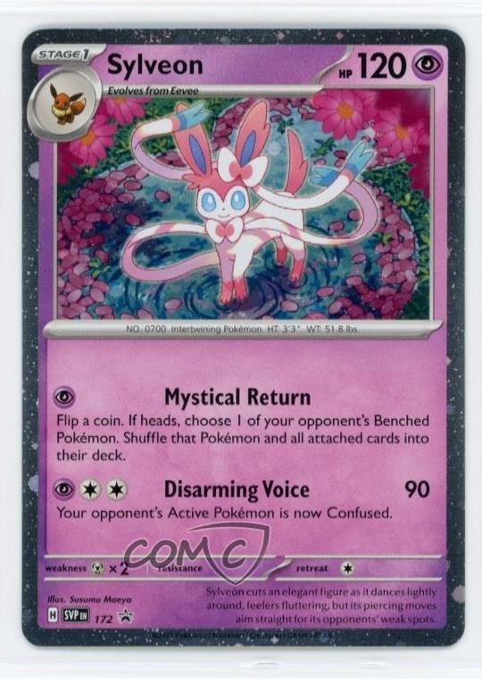 Sylveon Pokémon Scarlet & Violet Black Star Promo #172