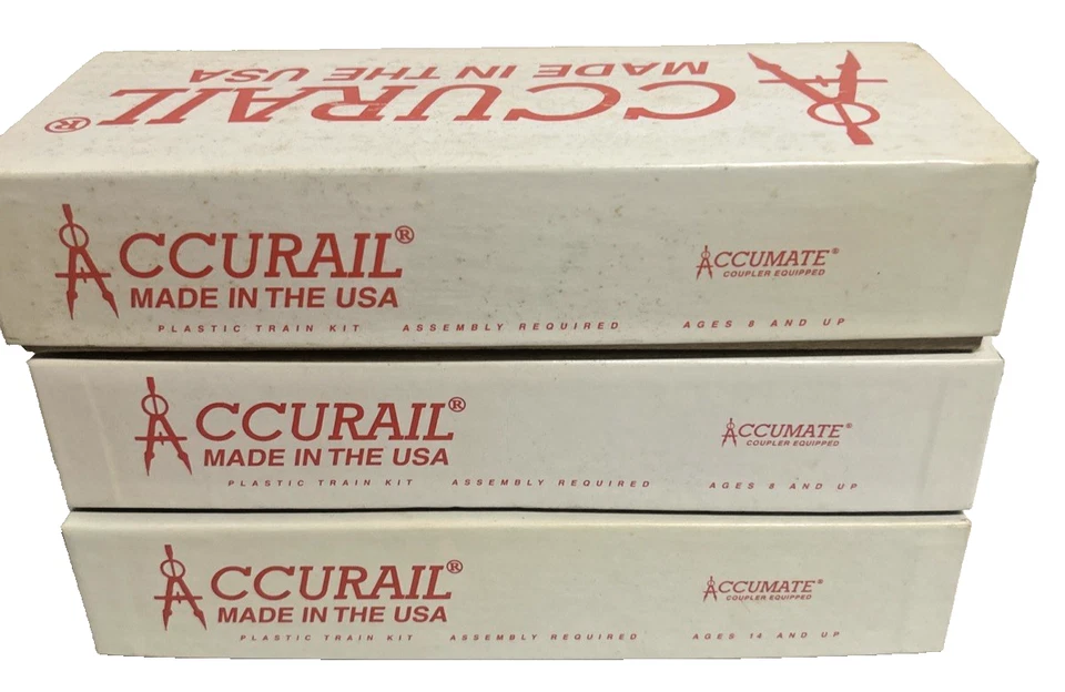 Lot 3 Accurail HO Scale Stock Cars Including KCS AAR Triple Hopper # 7513 in Box - Image 3 of 4