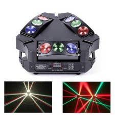 240W RGB Spider Moving Head Light 9 LED DMX Stage DJ Disco Party Beam Lighting
