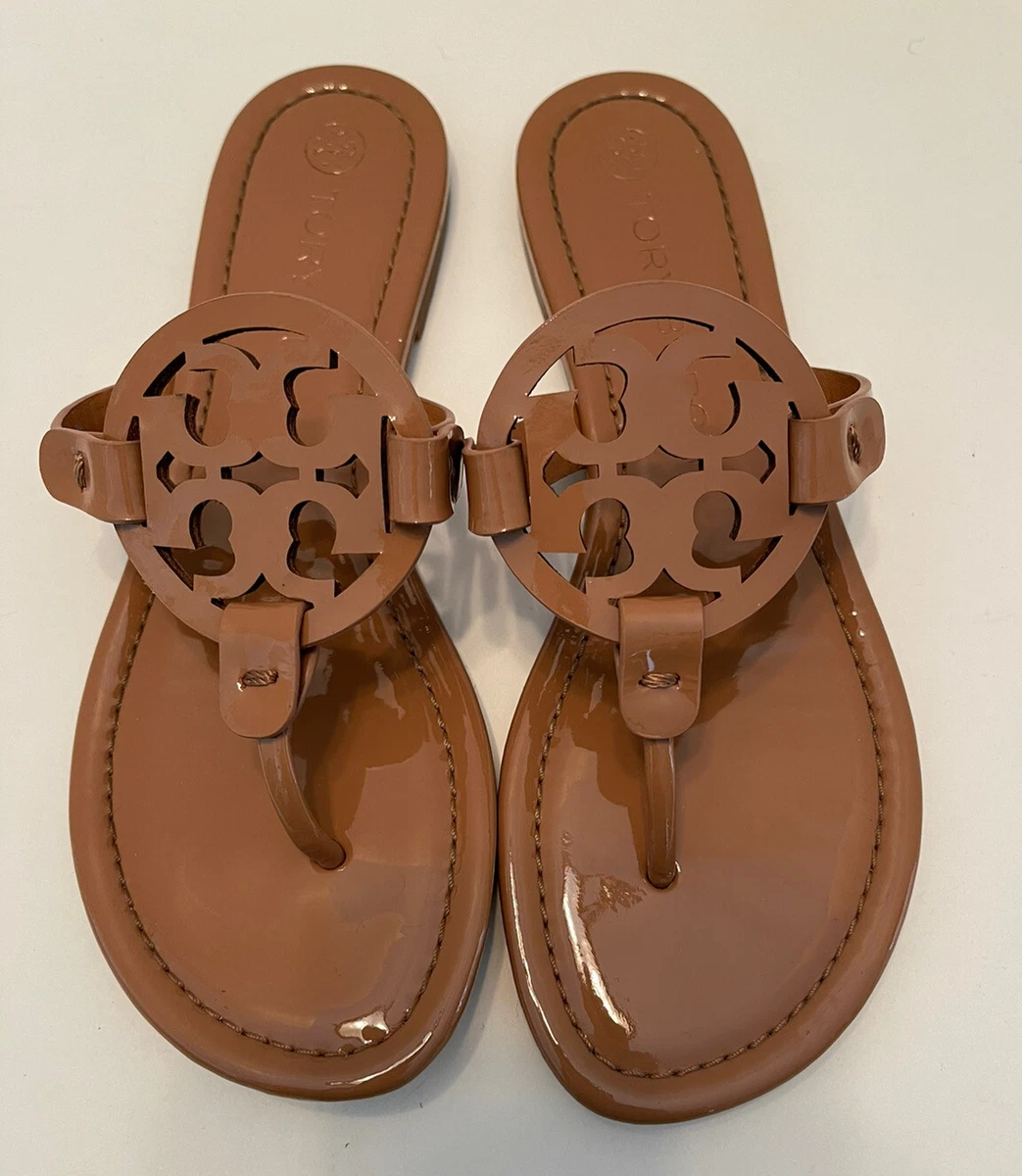 Tory Burch Miller Sandal - Tan Patent