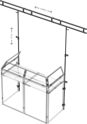 Vonyx DB3L Lichtbrücke für DB3 DJ-Tisch