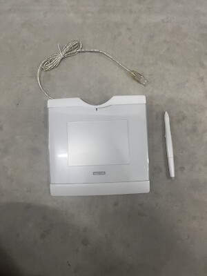Wacom CTE-630 (Pearl) Wireless USB Bluetooth Tablet NO MOUSE NO STYLUS - E12
