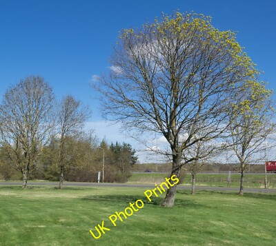 Photo 6x4 Landscaped area at Hamilton Services Hamilton/NS7255 Hamilton  c2015
