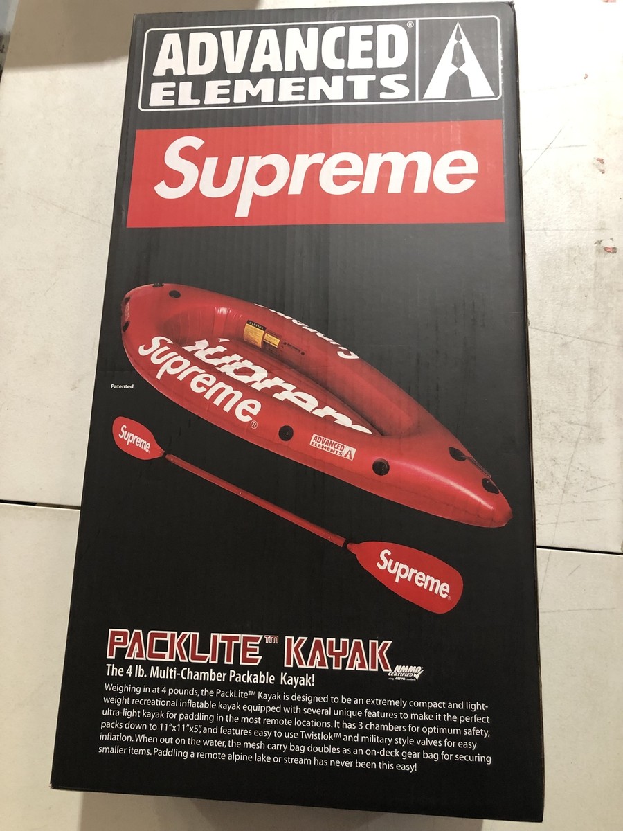 Supreme Advanced Elements Packlite Kayak Red OS S/S 18 | eBay