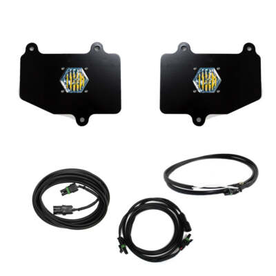 Baja Designs 447652UP S1 Square Wide Cornering Beam LED Light Kit with Upfitter