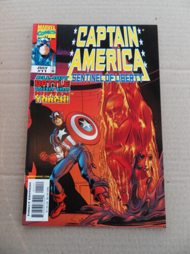 Captain America : Sentinel of Liberty 11 .Trading Card Insert - Marvel 1999 - VF - Zdjęcie 1 z 1