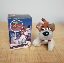 Vintage Disney 1988 McDonald's Oliver Company Dodger Plush Ornament