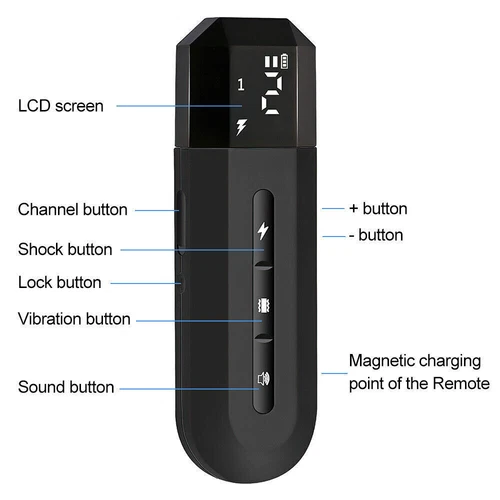 800M Anti Bark Electric Shock Pet Dog Training E-Collar Obedience Remote Control - Picture 9 of 12