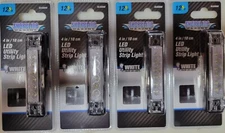 4 Pack Shoreline Marine 4" LED Utility Strip Light SL52088, NEW!
