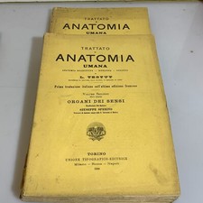 Trattato di anatomia umana in due volumi. Testut Unione Tipografica