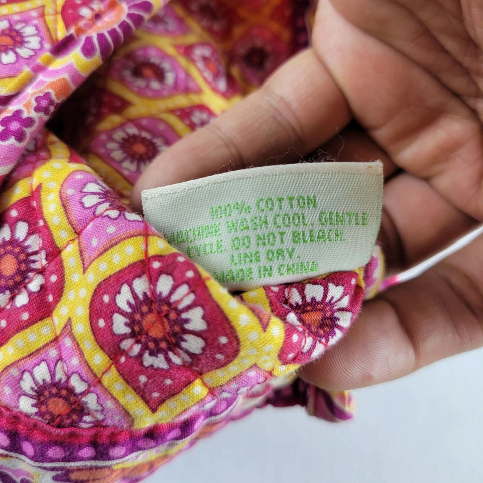 Vera Bradley пейсли малиновый Fizz розовый переключатель сумочки наплечная сумка с короткими ручками - Изображение 4 из 4