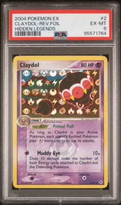 2004 Claydol Reverse Holo Pokémon EX Hidden Legends #2 - PSA 6 | eBay