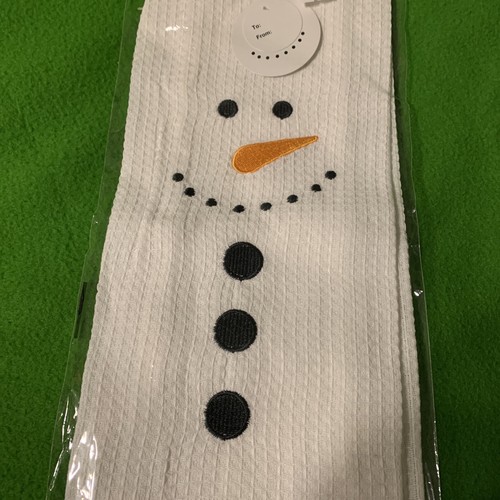 BRAND NEW Hallmark Snowman Towel, Ornament Towel - Picture 2 of 12