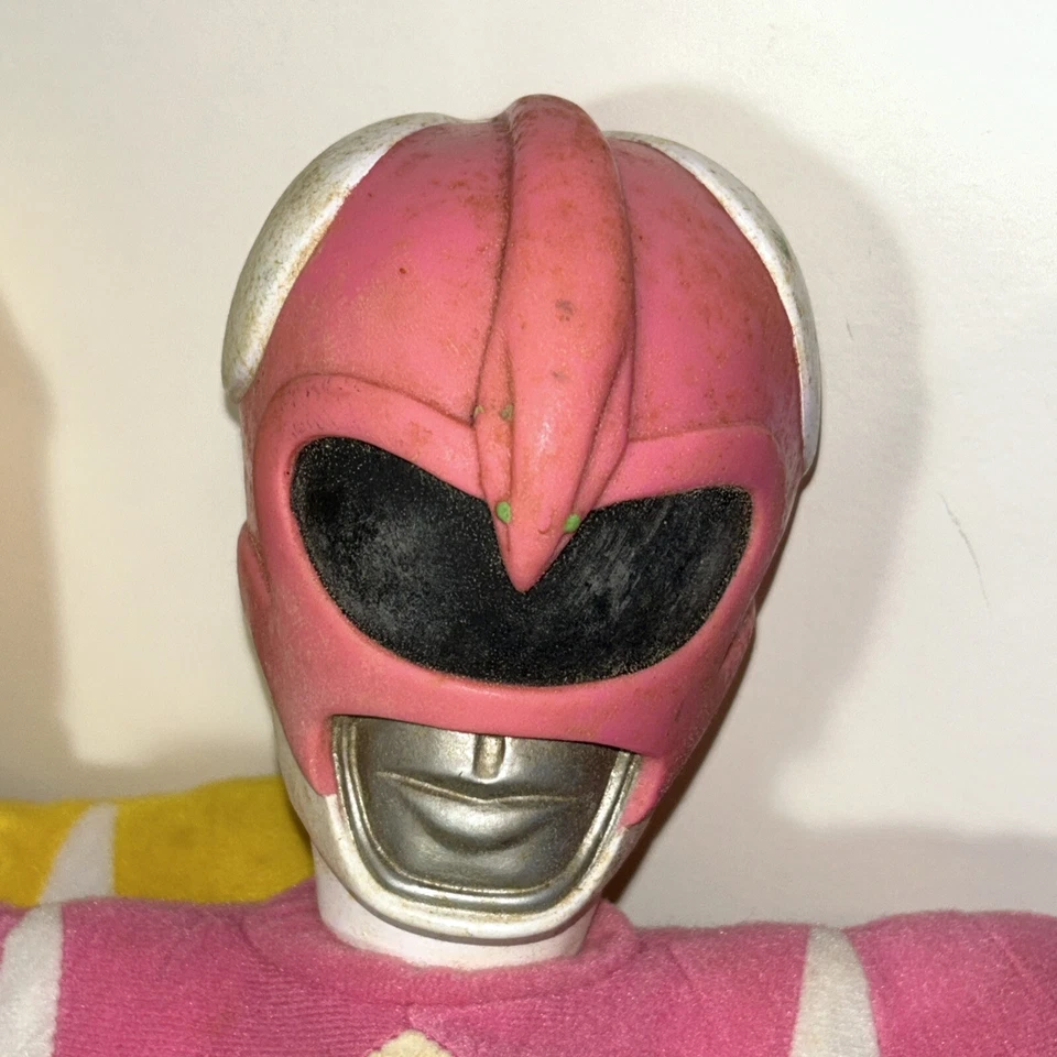 VTG Lot of 3 Saban Power Rangers Plush Action Figures Pink Yellow Blue 1993 - Image 4 of 4