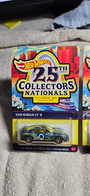 2 HOT WHEELS 25th COLLECTOR NATIONALS 2009 NISSAN GT-R