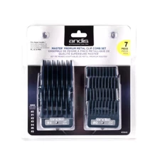 Andis Master Premium Metal Back Clipper Guide Comb Set #33645 Barber Stylist New