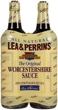 Lea  Perrins Worcestershire Sauce All Natural Kosher - Pack of 2 Bottles - 20oz
