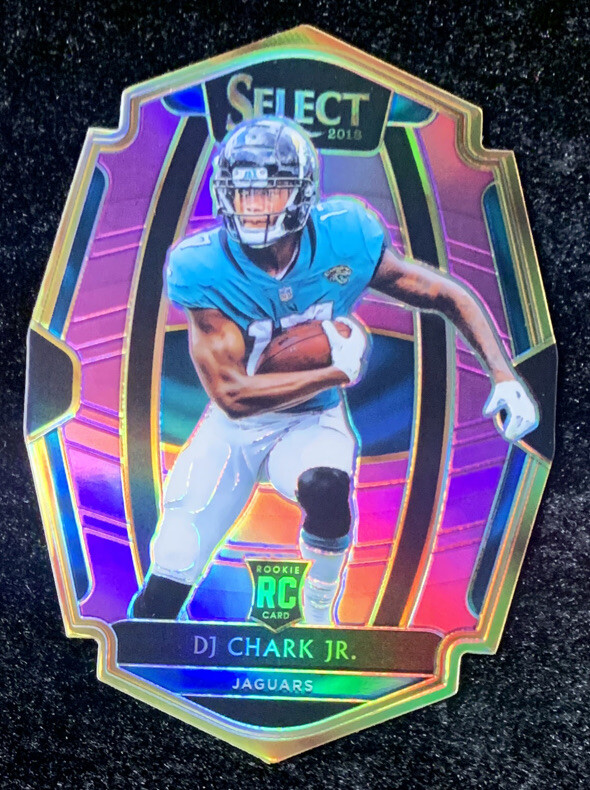 2018 Select PURPLE PRIZM /75 DJ CHARK (RC) ROOKIE #181 LOS ANGELES CHARGERS