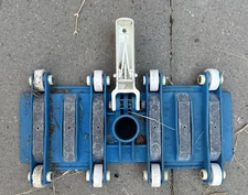 14" Weighted Flexible Swimming Pool Vacuum Head, Swivel, with Pole Handle