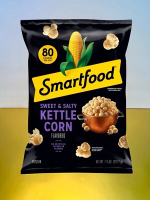   New Limited Edition Smartfood Sweet Salty Kettle Corn Popcorn Bag 8oz