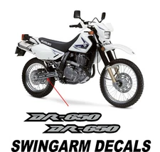 2013 Gray DR650 Dr 650 Swingarm Stickers Decals Graphics airbox tank dirtbike SE