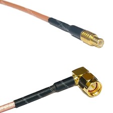RG316 MCX MALE to SMA MALE ANGLE RF Cable Rapid-SHIP LOT