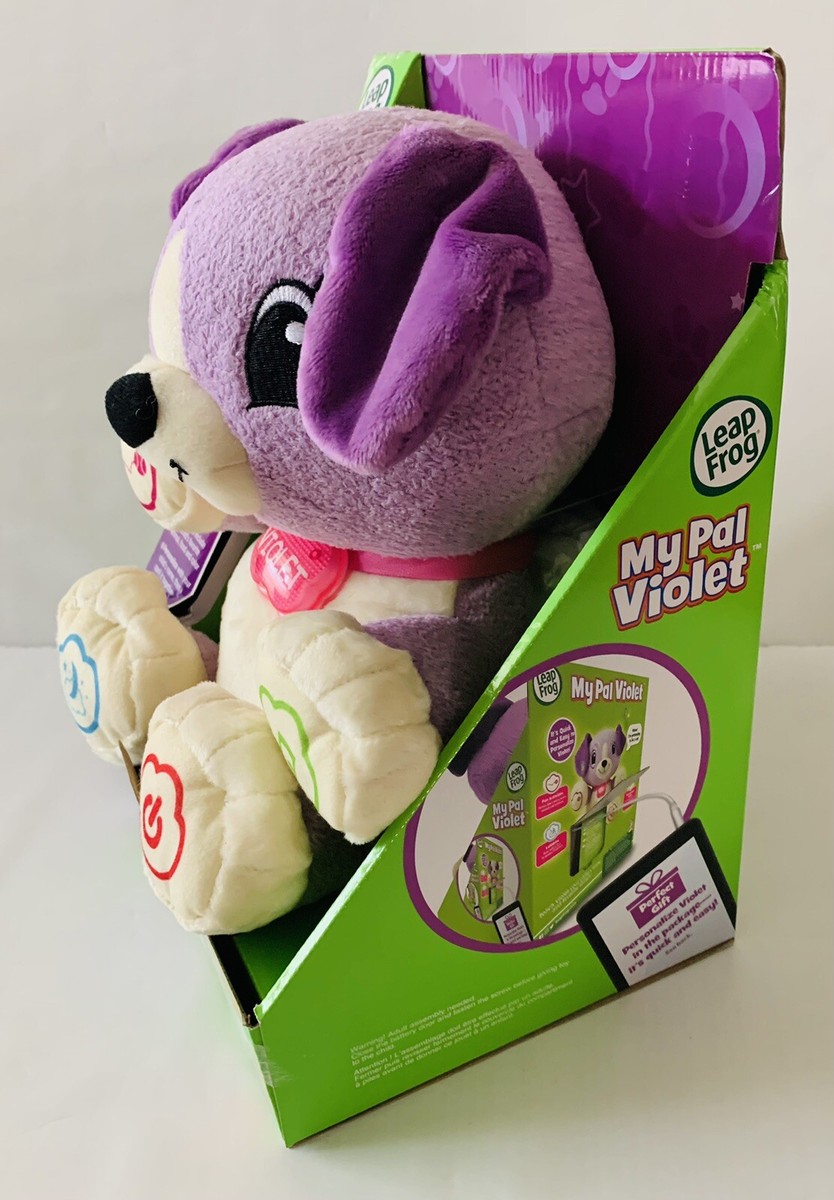 Leap Frog My Pal Violet Dog Interactive Plush Puppy Purple | eBay