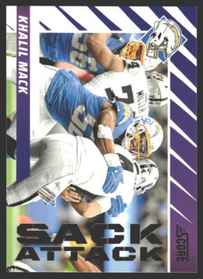 Khalil Mack #9 2024 Score Sack Attack Los Angeles Chargers